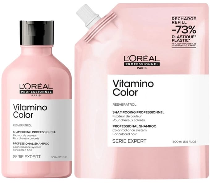 L'Oréal Professionnel - Vitamino Color Shampoo Refill Set - 300+500ml