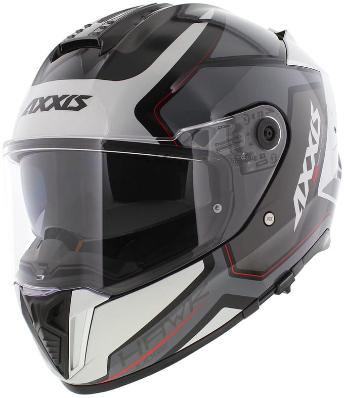 Axxis Hawk SV Integraal helm Judge B2 glans grijs titanium