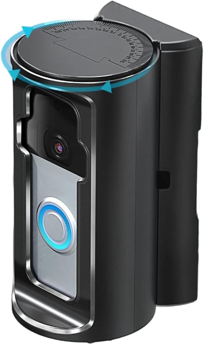 Ring Deurbel - Camera Beveiliging - Huisbewaking Thuis - Tweewegs Audio - HD Video - Zwart