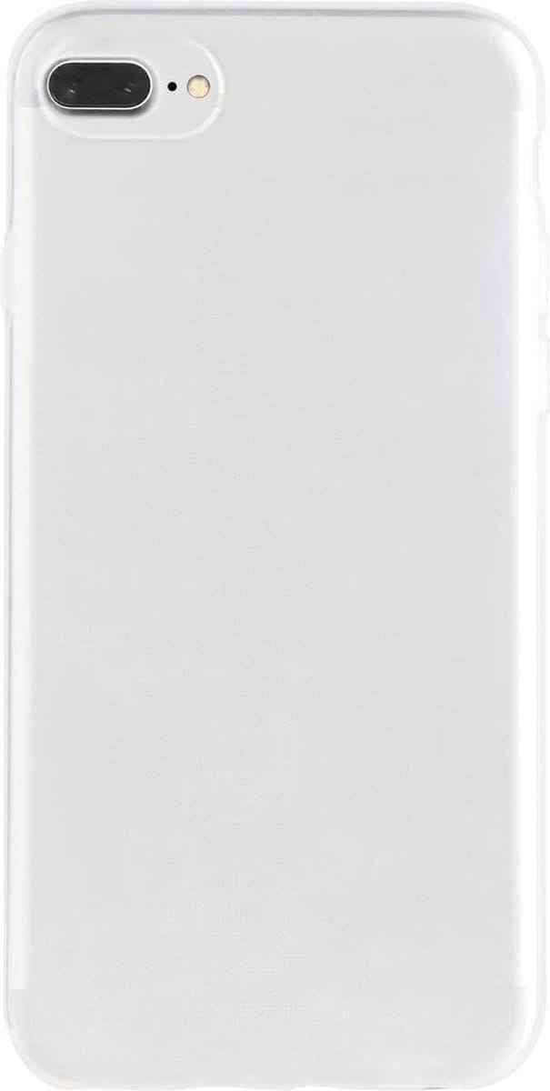 Xqisit Flex Case transparant flexibel hoesje iPhone 6 Plus 6s Plus 7 Plus 8 Plus - Doorzichtig