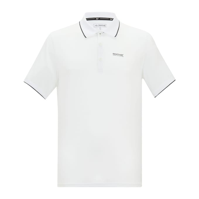 Regatta Heren Remex II Jersey Poloshirt (Wit Effen)
