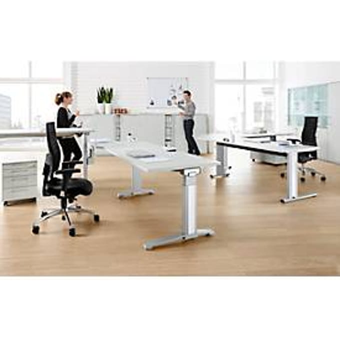 Schäfer Shop Pure Verkorte tafelpoot PLANOVA BASIC, wit