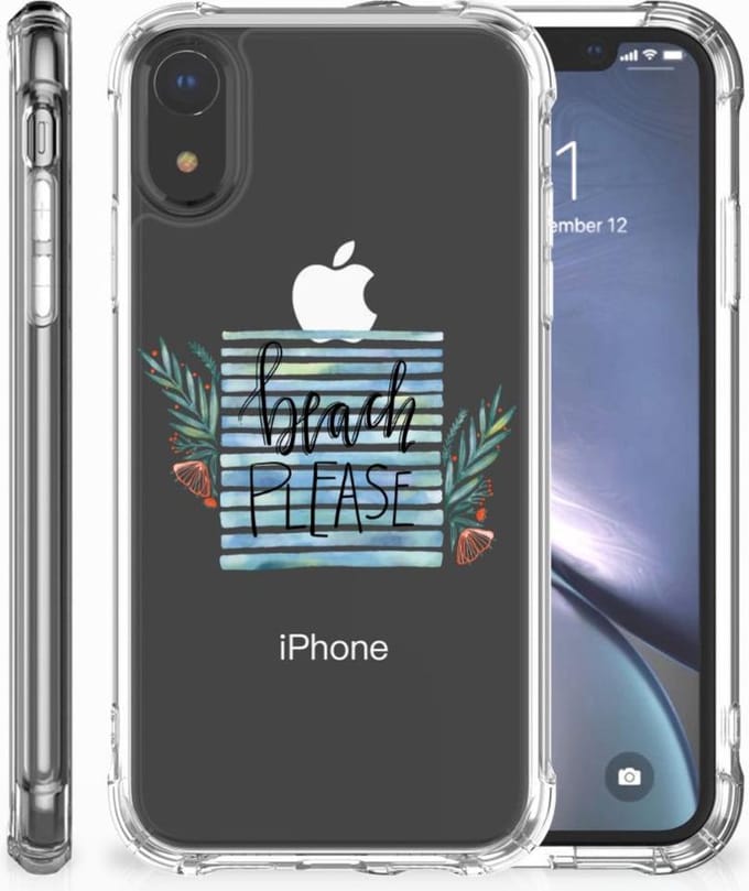 Apple iPhone Xr Stevig Bumper Hoesje Boho Beach