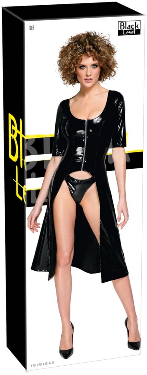 Vinyl Coat Jurk S