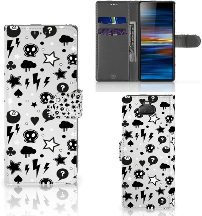 Telefoonhoesje met Naam Sony Xperia 10 Silver Punk