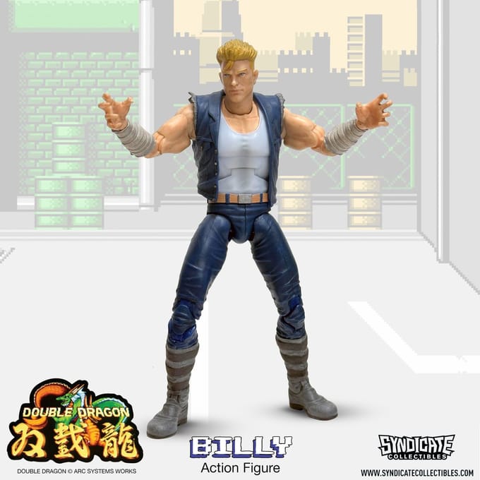 Double Dragon Deluxe Action Figure 1/12 Billy 18 cm - Syndicate Collection