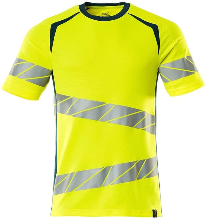 Mascot Accelerate Safe T-shirt 19082-771 - hi-vis geel/donkerpetrol - 2XL