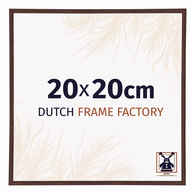 Fotolijst 20x20 cm - Kunststof - Bruin - Angers