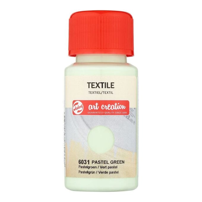 Peinture pour textile - vert pastel - Talens Art Creation - 50ml vert