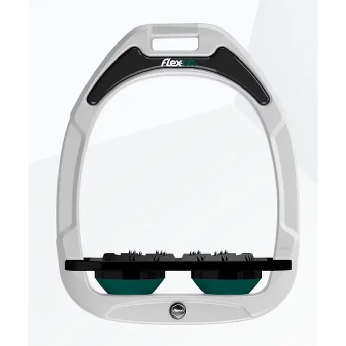 Ingeloste Grepen Wit/Zwart/Groen Flex-On Green Composite