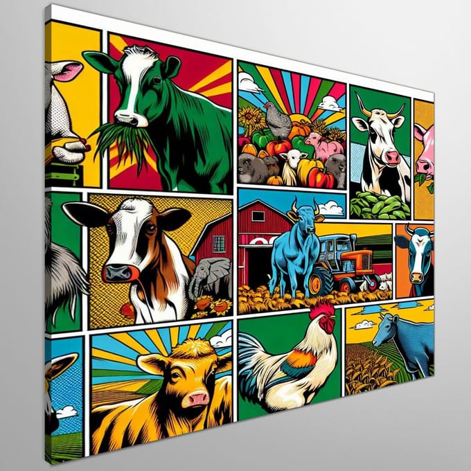 Kunstprint | Wanddecoratie | Canvas | 40 × 40 cm