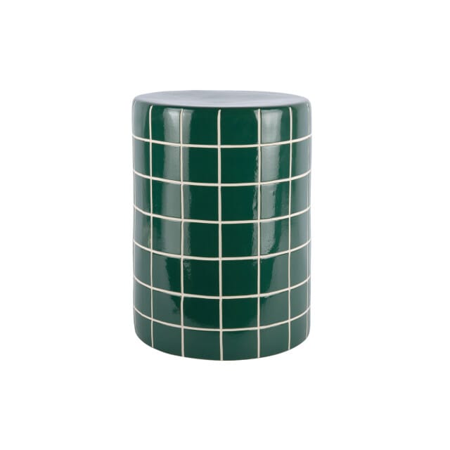 Leitmotiv bijzettafel retro tiles high - 33x33x44 cm