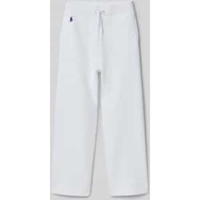 Regular fit sweatpants van katoenmix