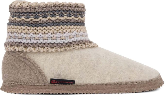 Giesswein Sloffen - Maat 37 - Vrouwen - beige,grijs