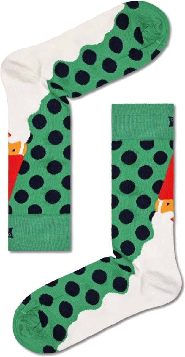 Happy Socks Santa's Beard Sock - unisex sokken - Unisex - Maat: 41 - 46