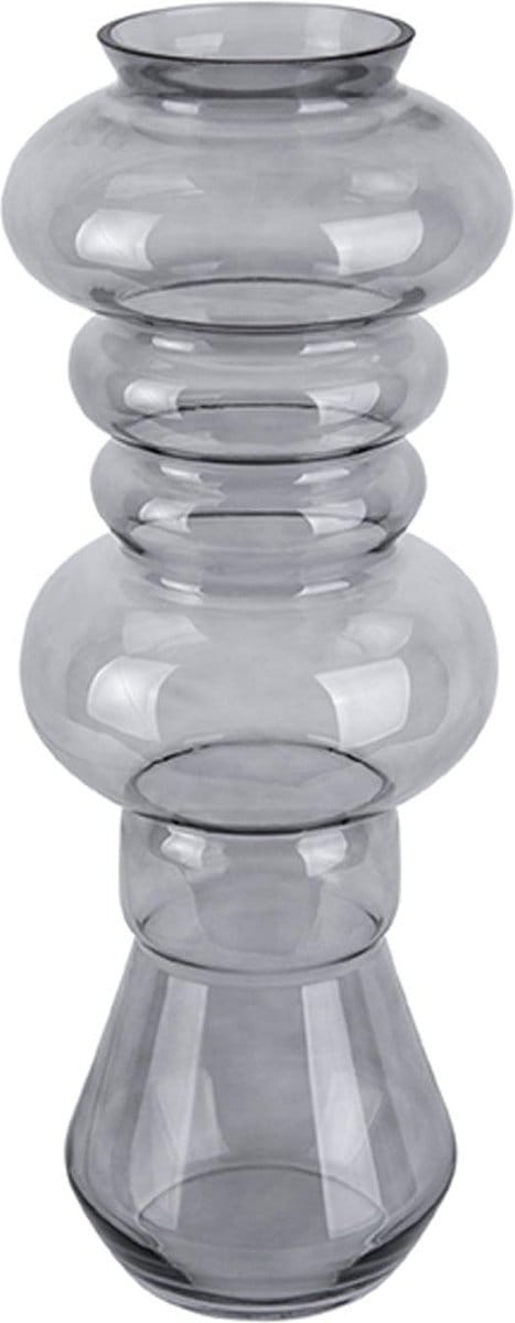 Present Time Vaas Morgana - Glas Donker Grijs - Large - 18x50cm - Scandinavisch