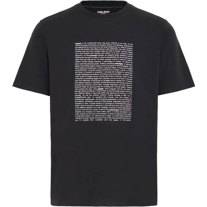 Blend - BHKONNOR BACKPRINT S/S TEE - Heren - T-shirts
