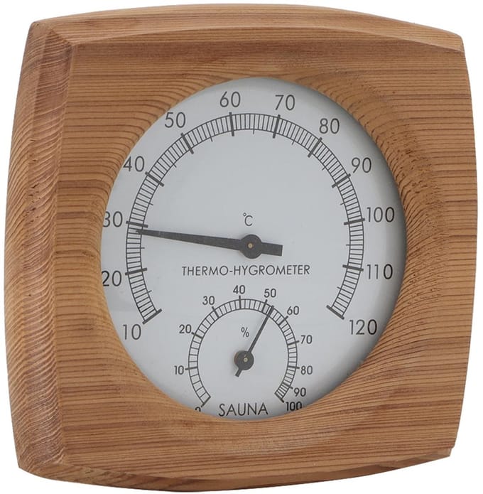 Dailygoods - Houten 2-in-1 Sauna Thermometer en Hygrometer