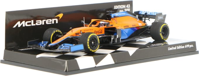 McLaren F1 Team MCL35M #3 Bahrain GP 2021 - 1:43 - Minichamps