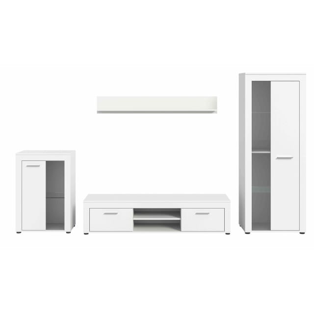 Jam woonkamercombinatie wit melamine - 35x169x310cm