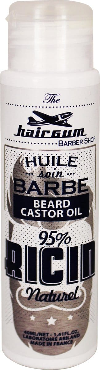 HAIRGUM BAARDOLIE - 95% CASTOR OIL - 3 stuks