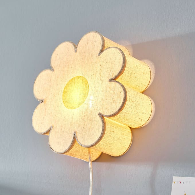 LOBERON Wandlamp Poppeline beige/geel
