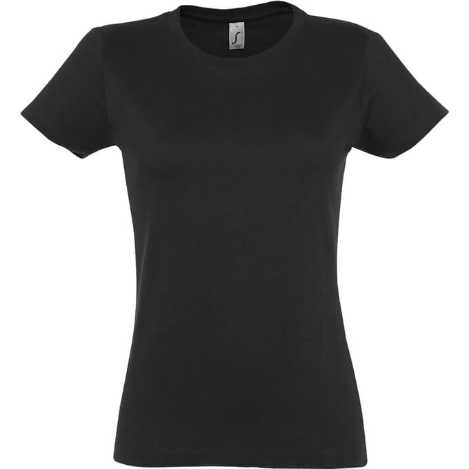 SOLS Dames/dames Imperial Heavy Short Sleeve T-Shirt (Donkergrijs)
