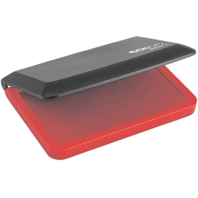 Colop stempelkussen Micro formaat 5 x 9 cm rood