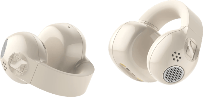 Sennheiser ACCENTUM Clip True Wireless Open Earbuds - Cream