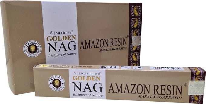 Golden Nag Amazon Resin (Breu Branco) 15gr 12 pakjes