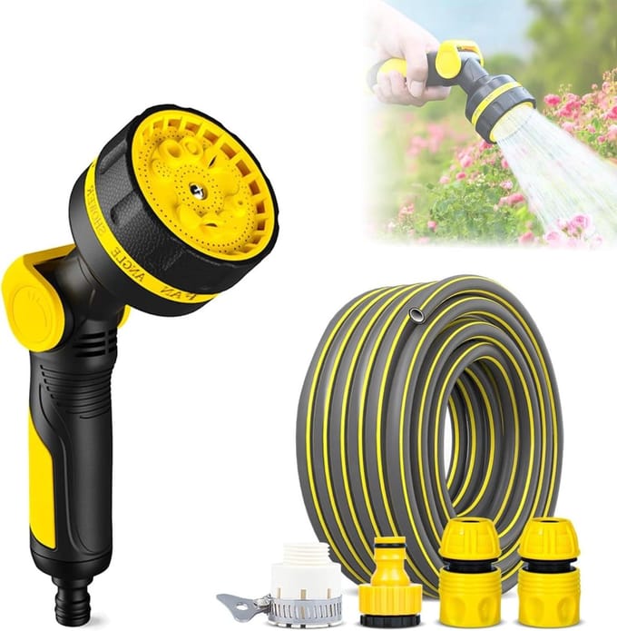Flexibele Tuinslang - Water Slang - Tuin Bewateren - 10 Sproeipatronen - 40 Meter - One Color