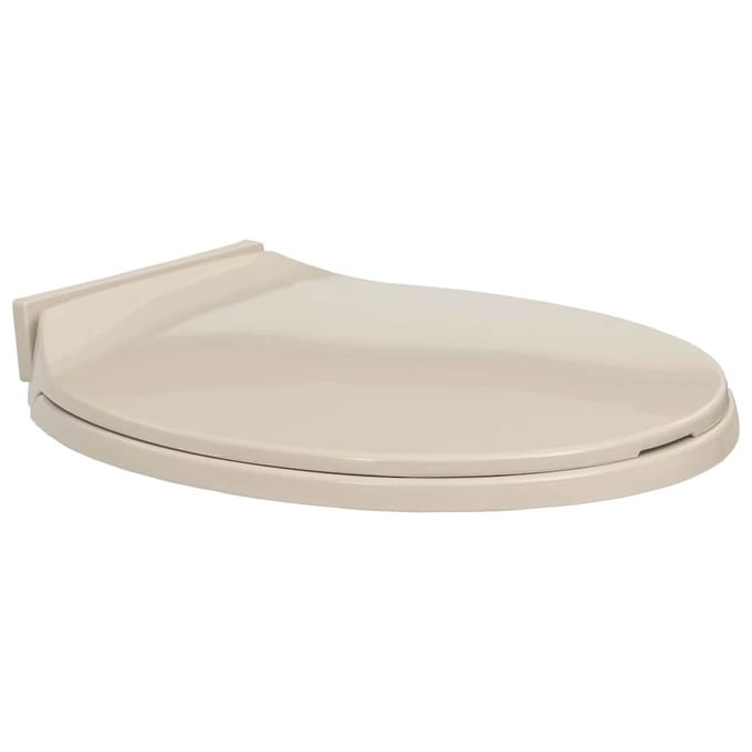 Siège de toilette avec mécanisme de fermeture douce Abricot Ovale