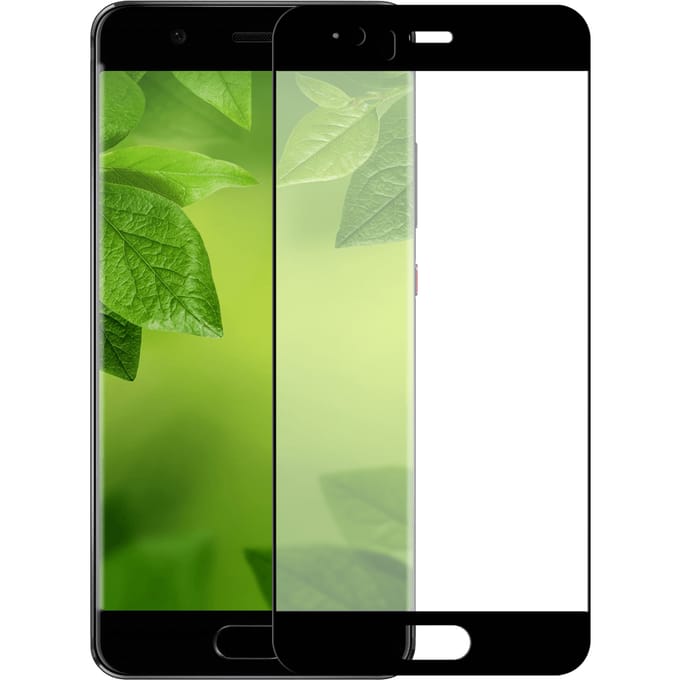 Huawei P10 screenprotector gehard glas Edge to Edge - Zwart