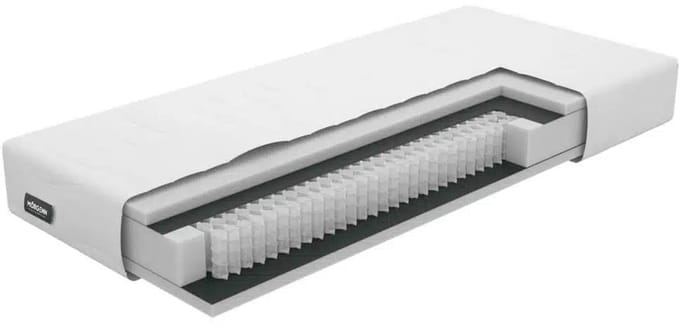 Mörgenn Matras M-Comfort - Pocketvering + Koudschuim - Medium hardheid - ca. 20 cm - 90x210 cm