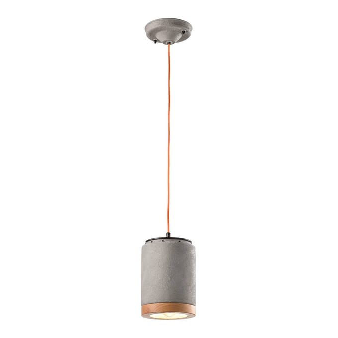 Ferroluce C988 hanglamp in Scandinavische stijl cement
