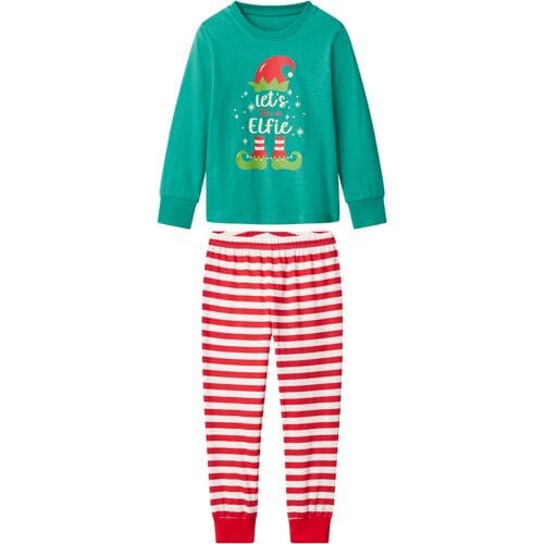 LUPILU Kinder kerstpyjama (Groen, 98/104)