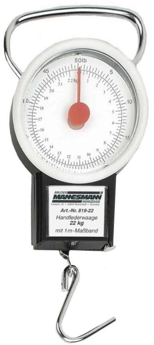 Brüder Mannesmann Handbagemeter 22kg