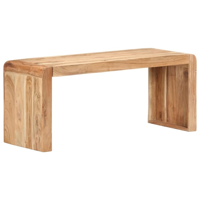 vidaXL - Bankje - 110x38x46 - cm - massief - acaciahout