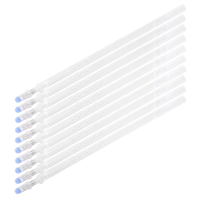 100 stuks Witte Hoge Temperatuur Verdwijnende Pen Navulling Hitte Uitwisbare Markeerstift voor Jurken Maken DIY white