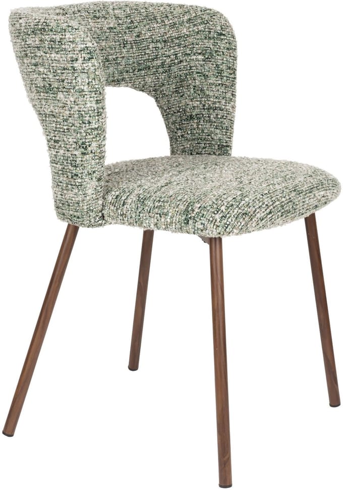 Housecraft Living Chelsea Eetkamerstoelen Groen - Set van 2