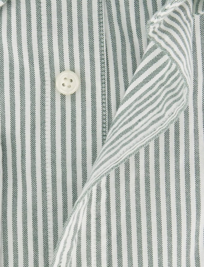Gant casual overhemd regular fit groen