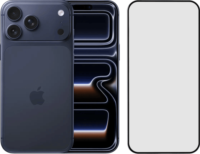 Apple iPhone 17 Pro Max 1TB Blauw + BlueBuilt Screenprotector Glas