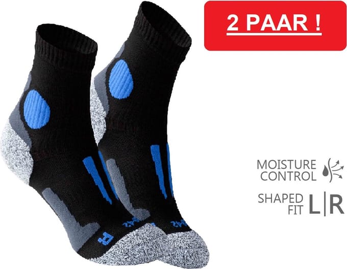 Loopsokken - Running Socks - 2 paar - Stark Soul - Maat 43/46