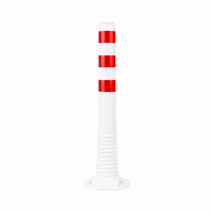 FLEXGUARD flexibele reflecterende afzetpaal - wit rood | 75 cm