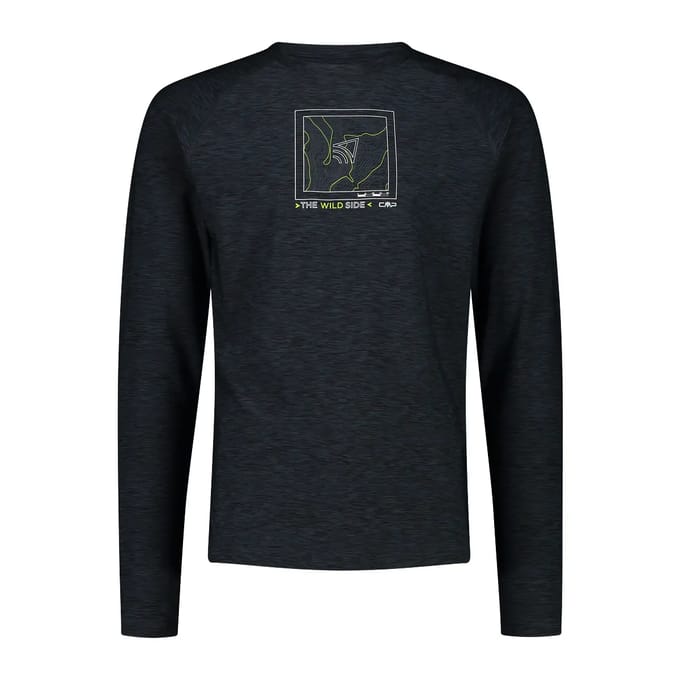 Cmp 33n2217 T-shirt Met Lange Mouwen Zwart 54 Man