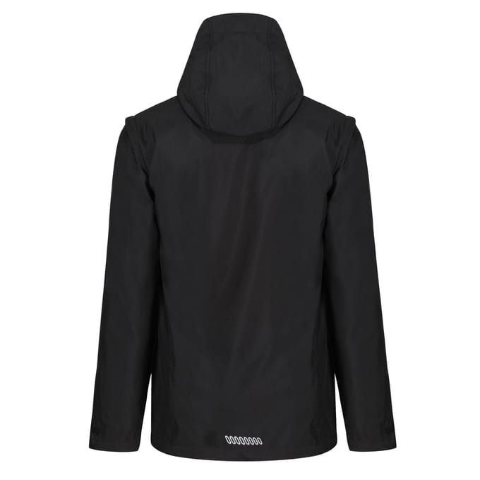 Regatta Heren Erasmus 4 In 1 Jas Soft Shell (Zwart)