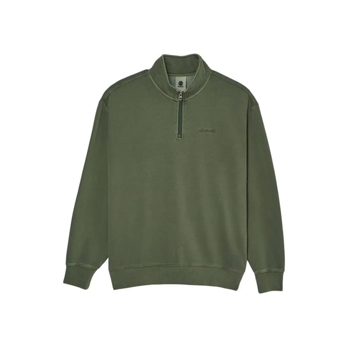 Element Lowcase Pigment Half-Zip Fleece Trui groen