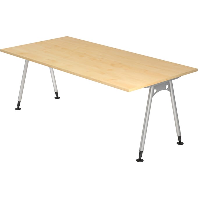 ATOS 2E S | Bureau - Esdoorn 200 x 100 Tafelhoogte I In hoogte verstelbaar