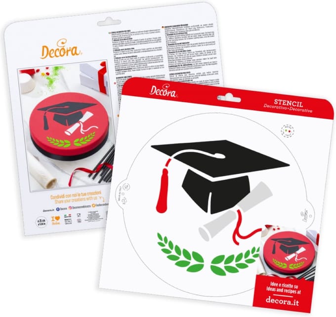 Decora Stencil - Geslaagd Hoed Ã˜ 25cm