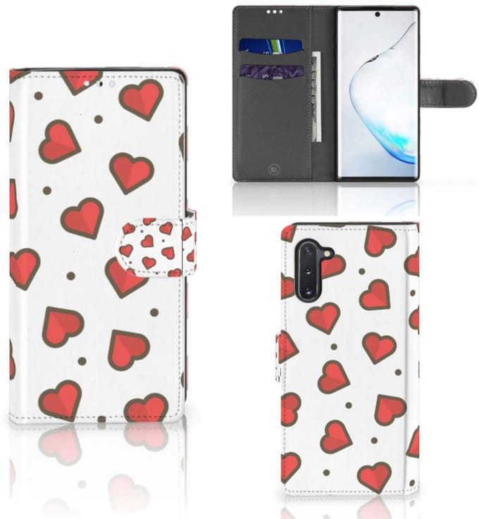 Samsung Galaxy Note 10 Telefoon Hoesje Hearts